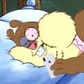 Portable dans le lit