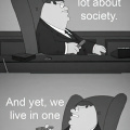 This say a lot about society