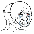 Wojak sad mask
