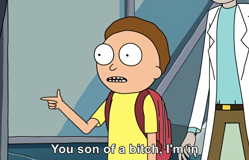 You son of a bitch I'm in Morty.jpg