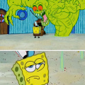 Spongebob not scared of the flying dutchman