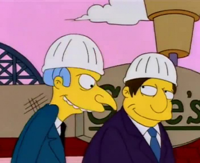 simpson monsieur mr burns rire hilirant