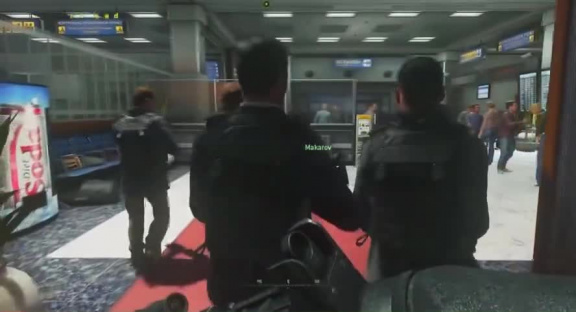 mission call of duty aéroport attentat