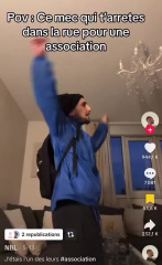 tiktok ce mec qui t&#039;arretes dans la rue pour une association