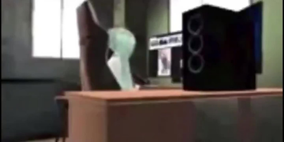hatsune miku branlette bureau