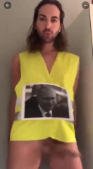 poutine, encule moi au lieu d&#039;enculer le monde, gilet jaune soumis