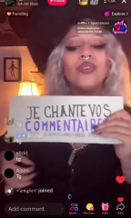 je chante vos commentaires fake tg