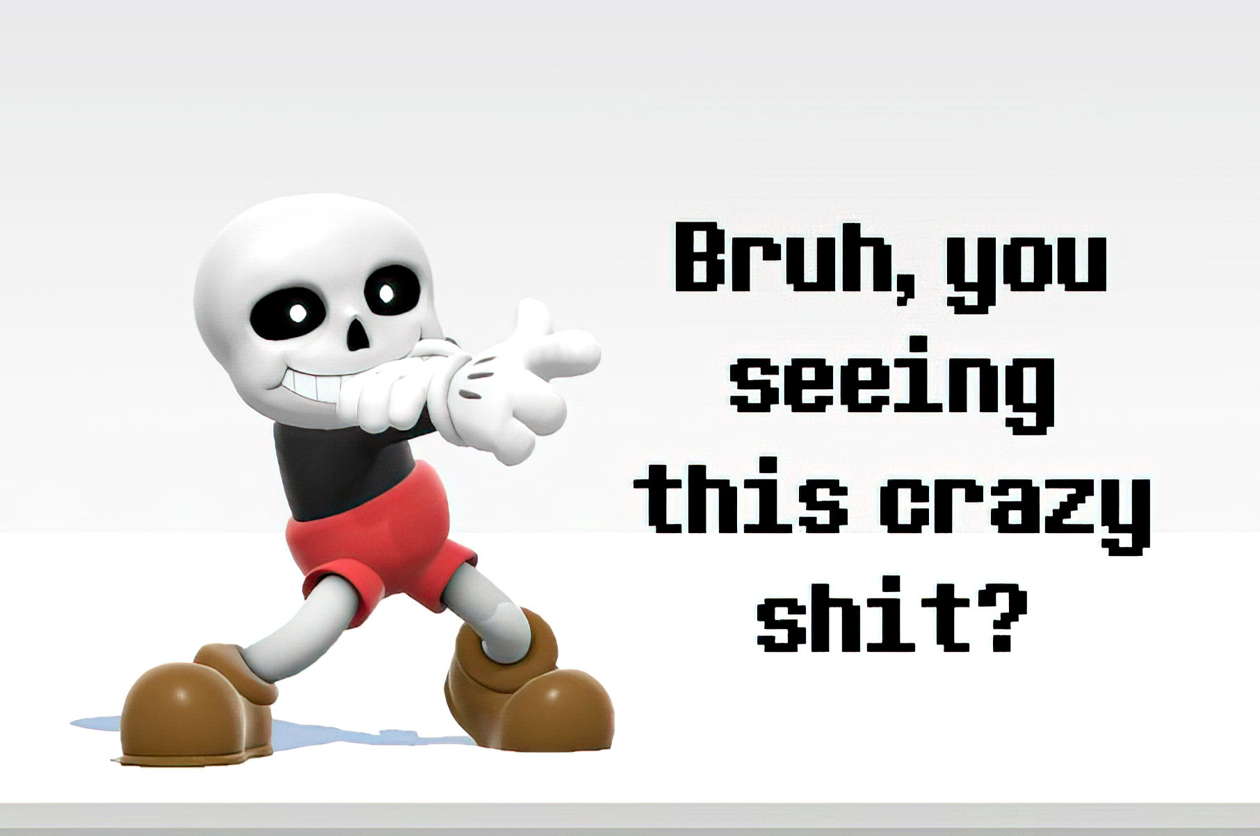 Bruh, you seeing this crazy shit