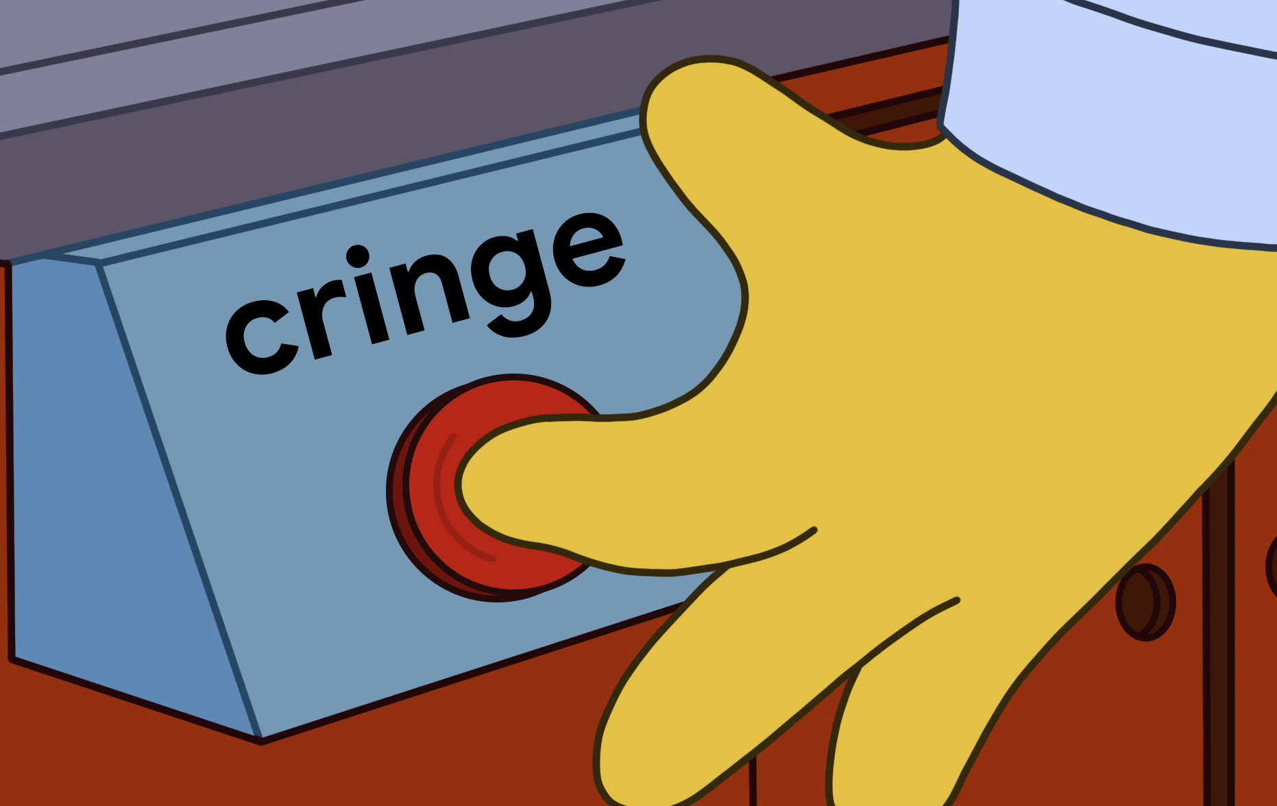 cringe button