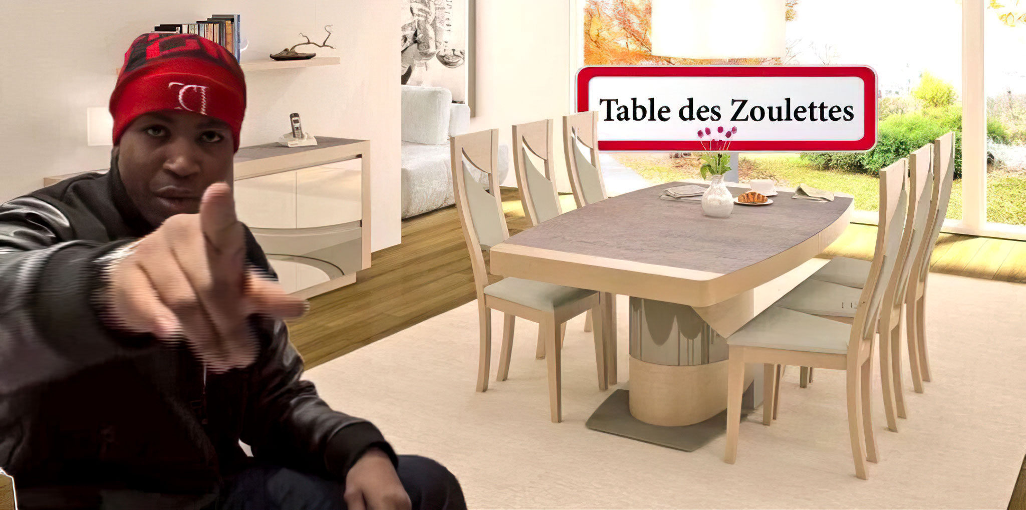 Table des zoulettes