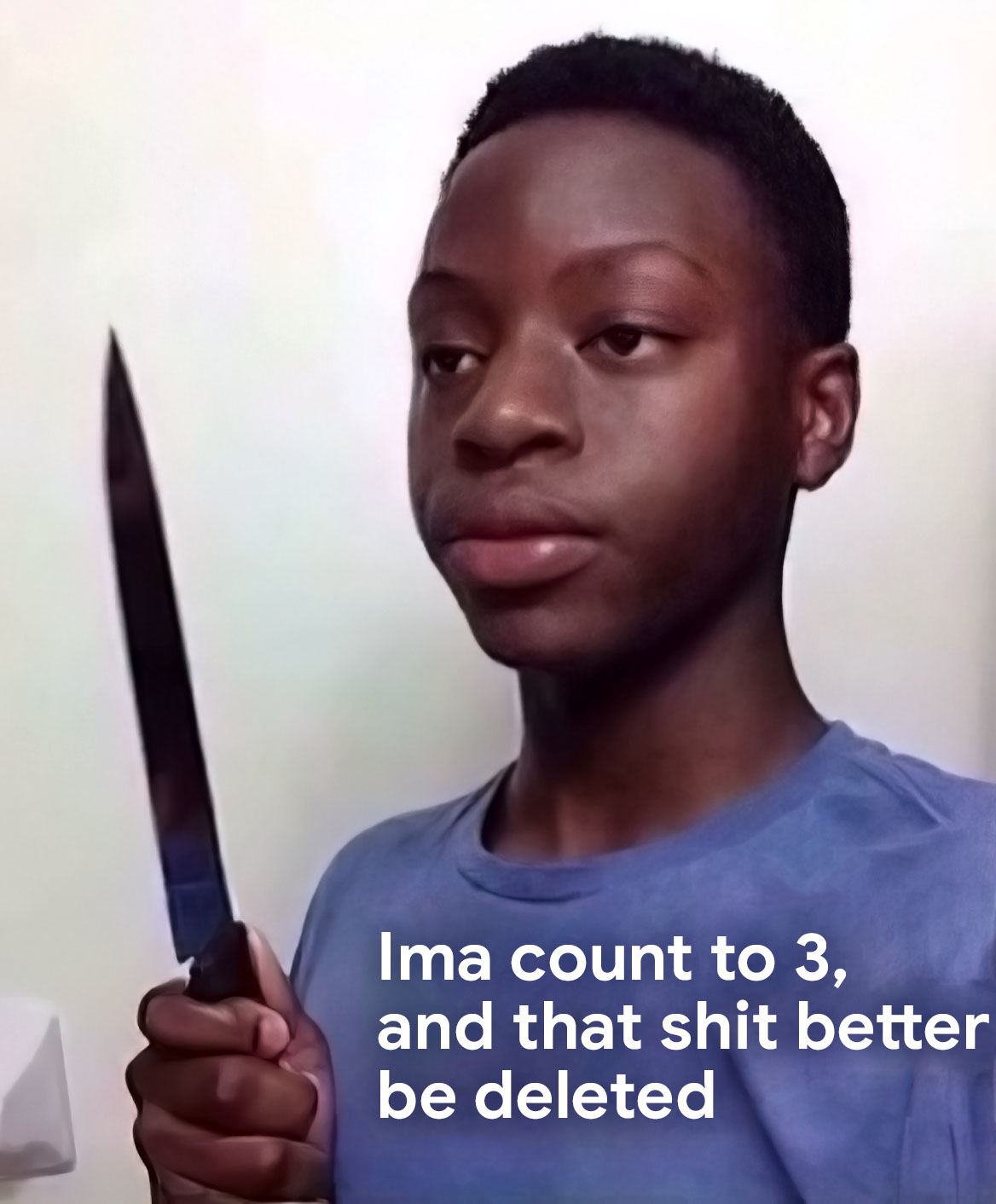 That shit better be deleted