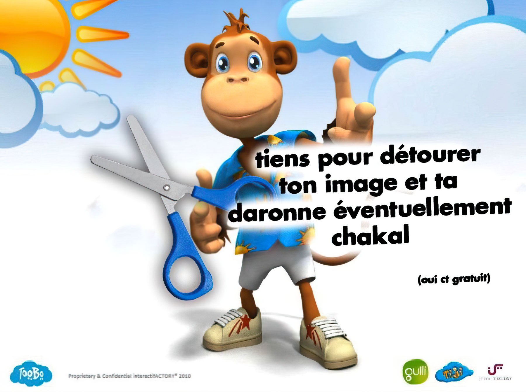 Tiens pour détourer ton image et ta daronne