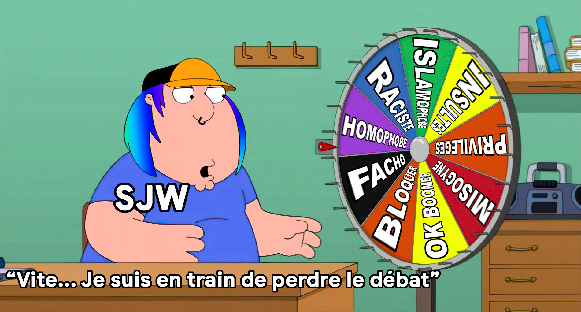 Vite... Je suis en train de perdre le débat