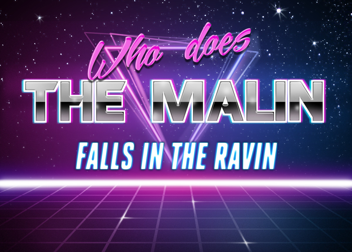 What does the malin falls in the ravin