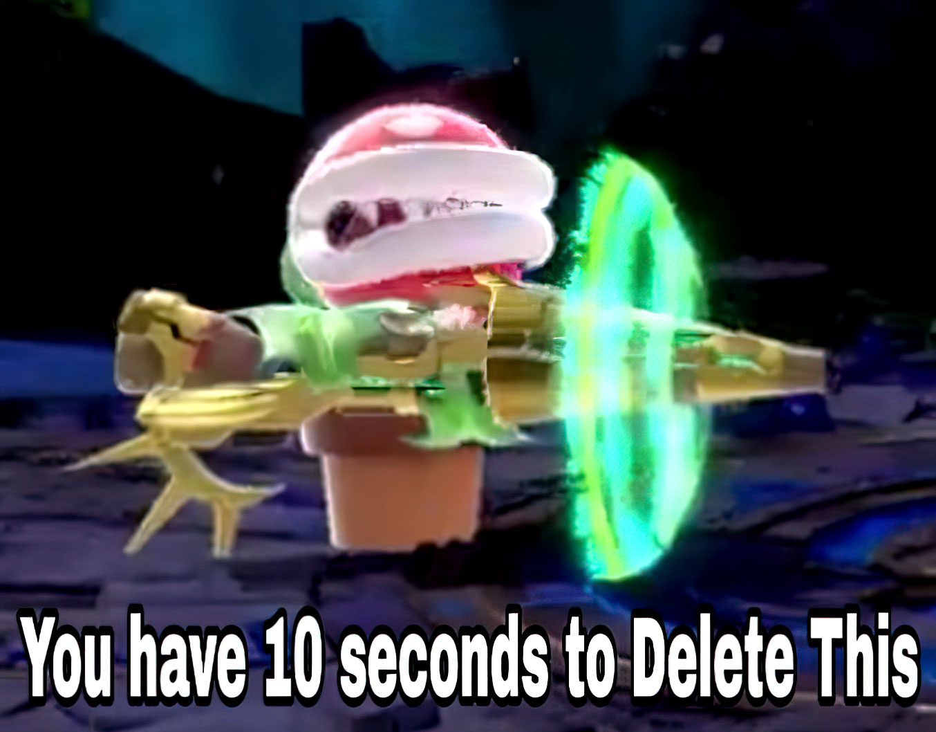 You have 10s to delete