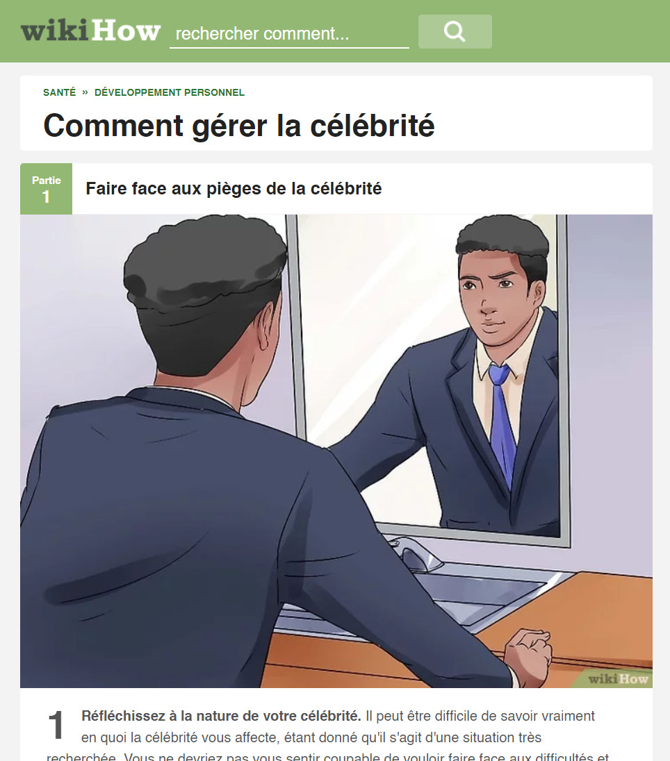 Comment gérer la célébrité