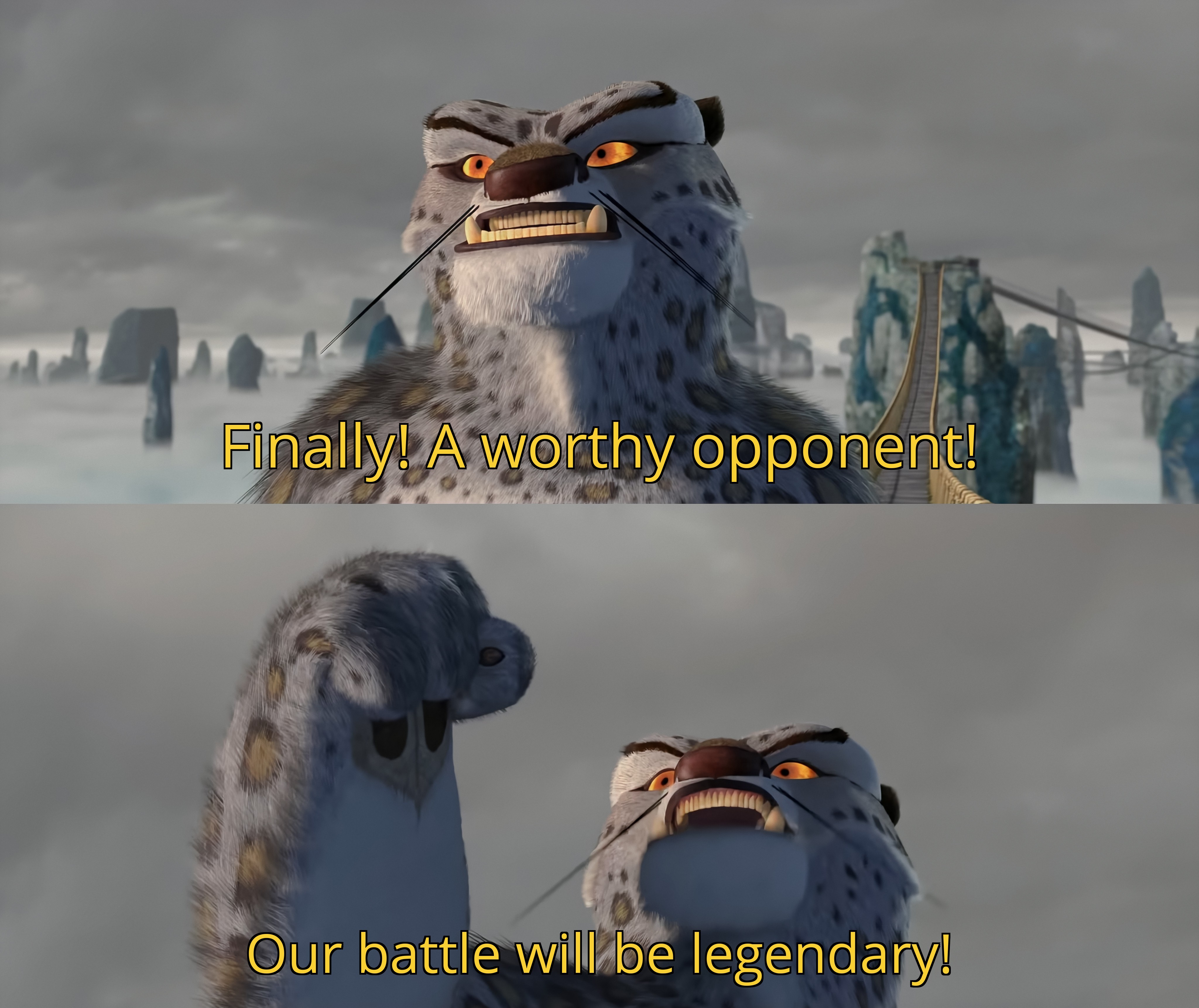 Finally a worthy opponent