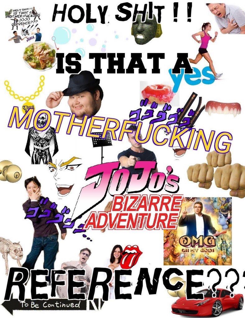 Is that a JoJo reference