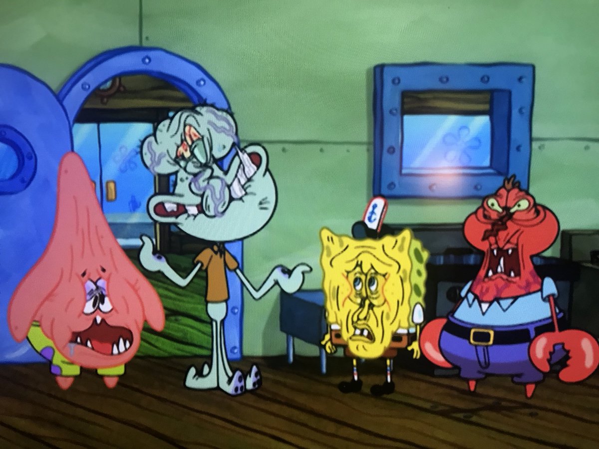 Krabs, Carlos, Bob et Patrick