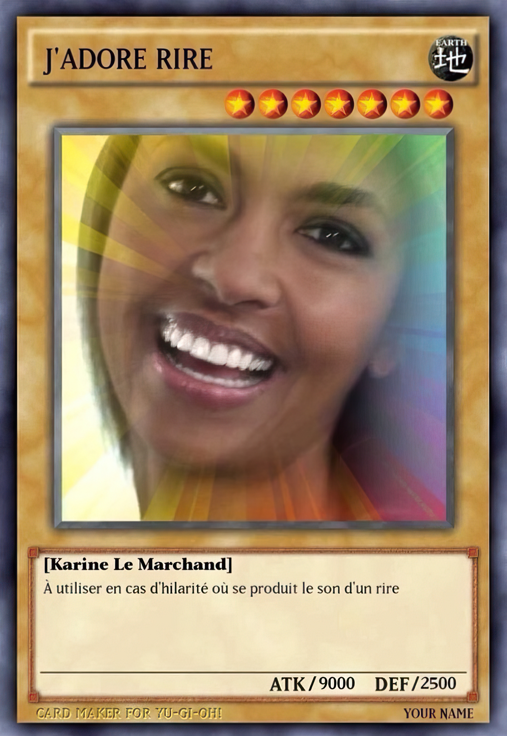 Carte j'adore rire