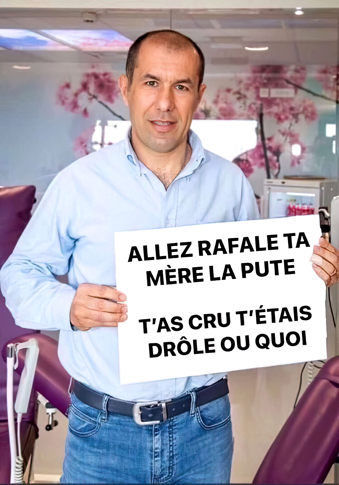 T'as cru t'étais drôle ou quoi