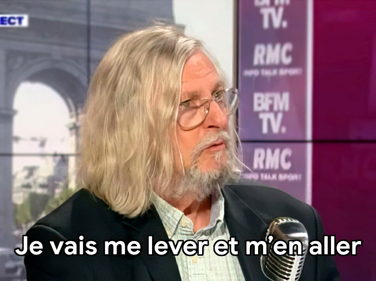 Je vais me lever et m'en aller
