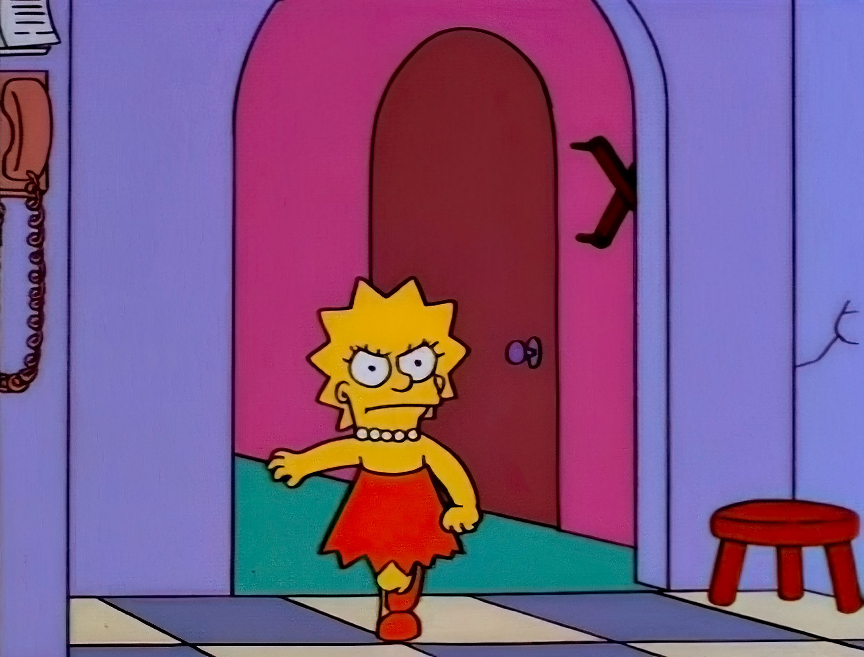 Lisa angry
