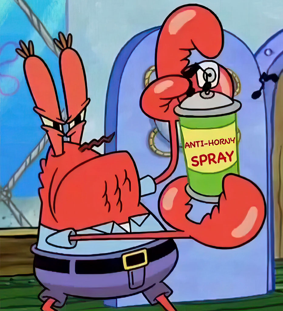 Anti-horny spray