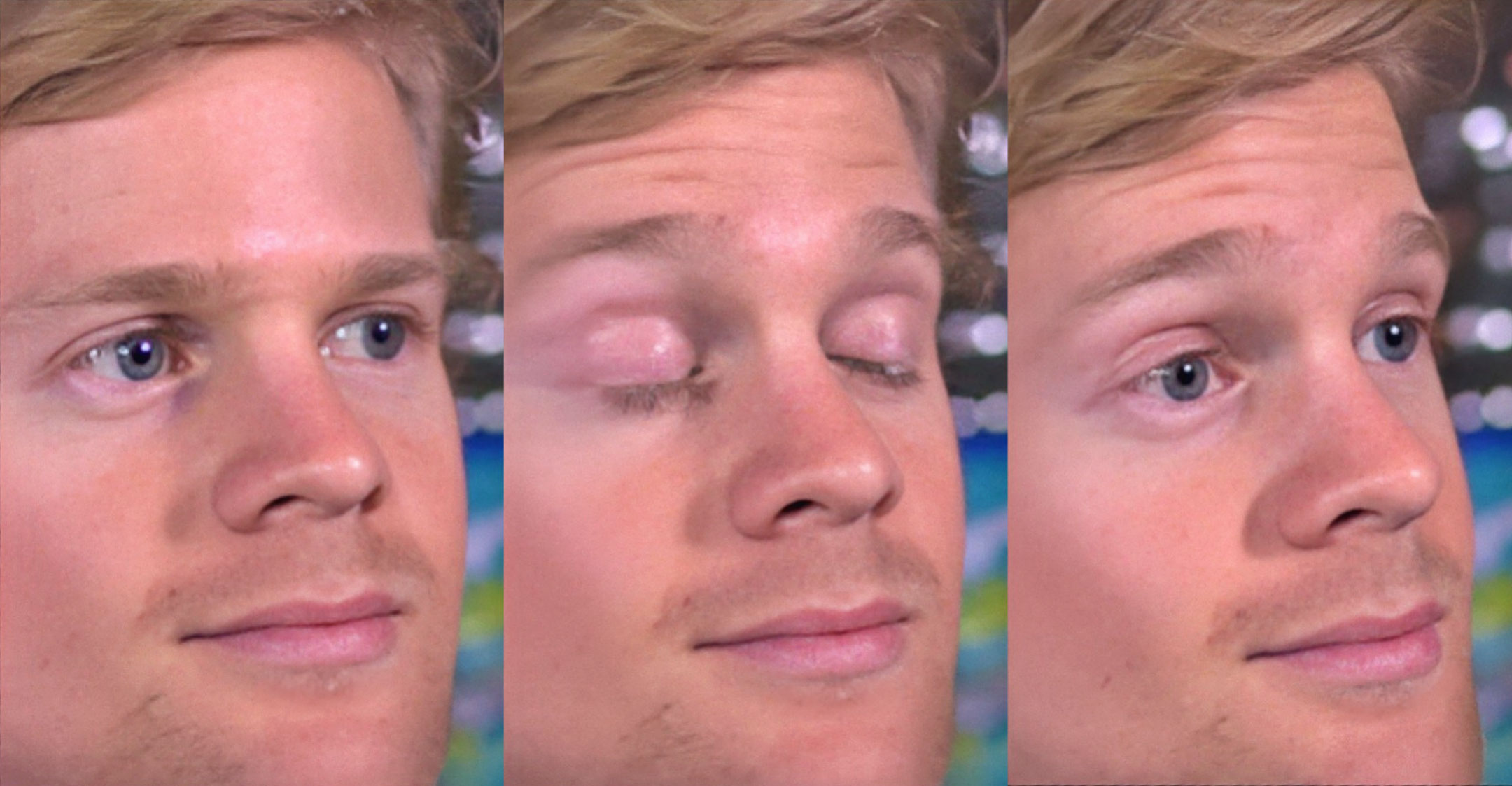 Blinking guy