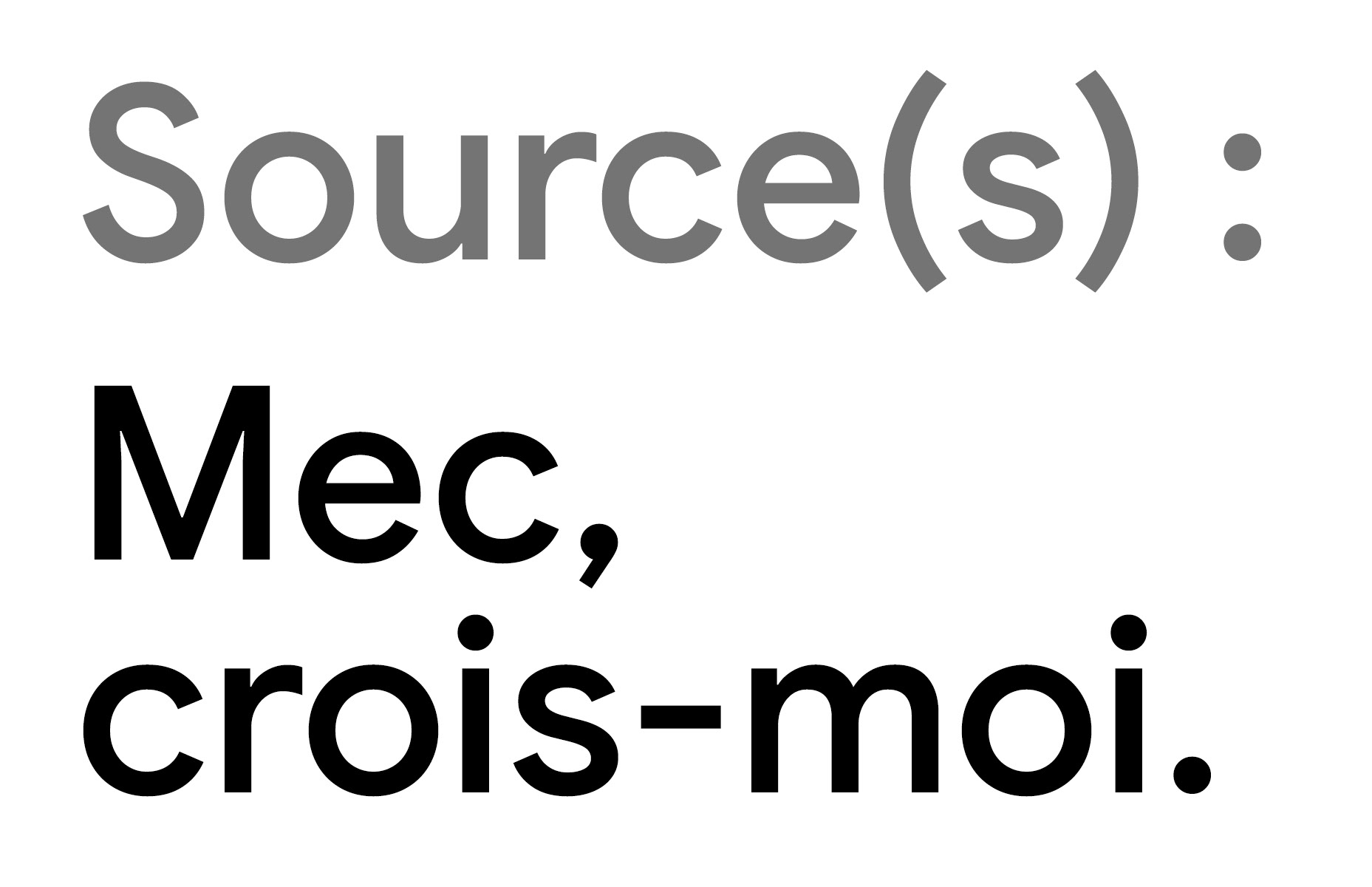 Source mec crois-moi