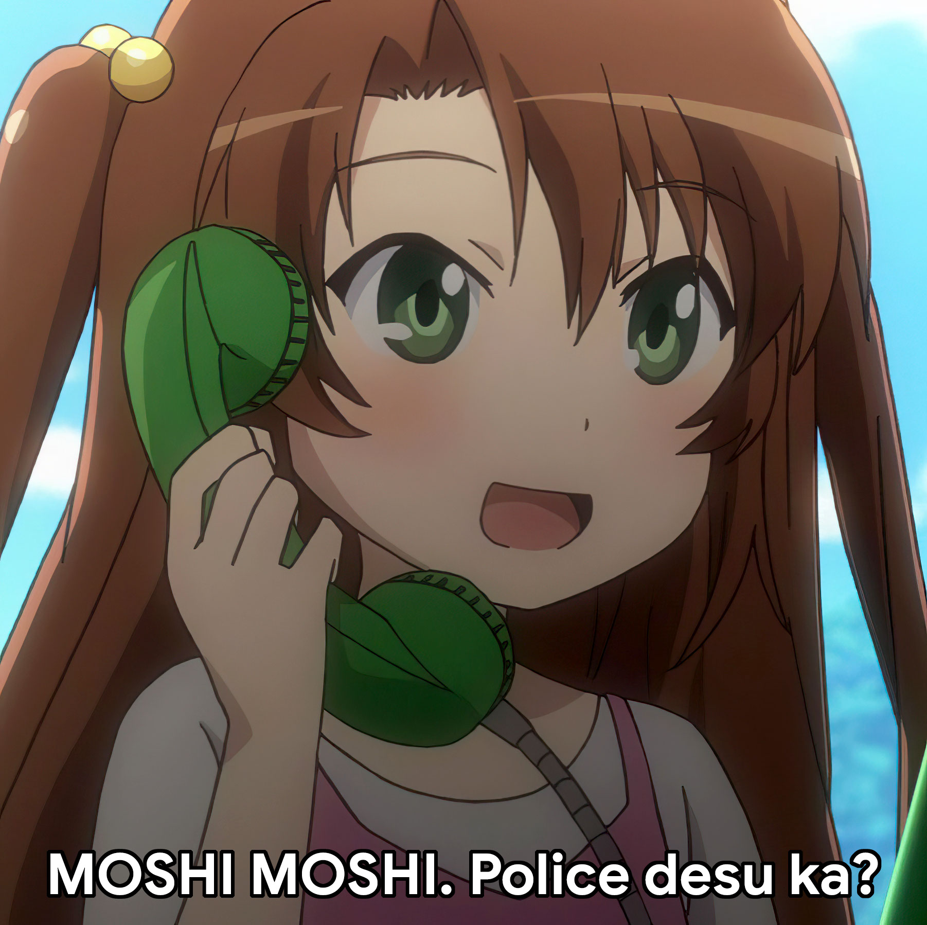 MOSHI MOSHI. Police desu ka