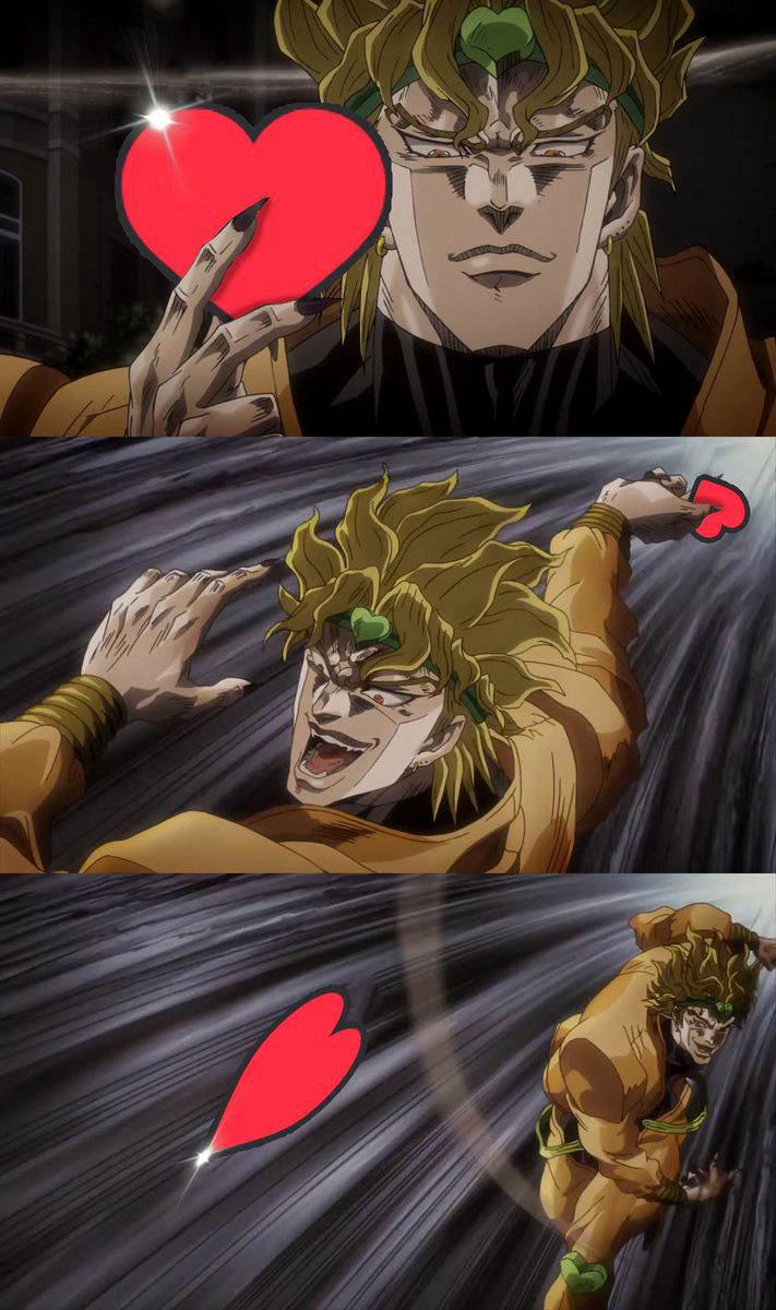 Dio sending heart