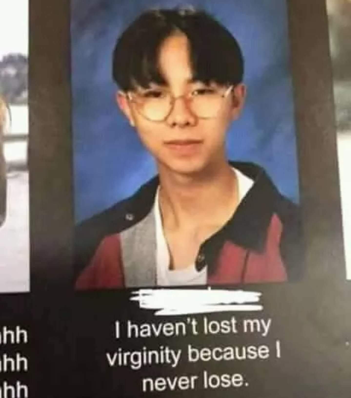 I never lose