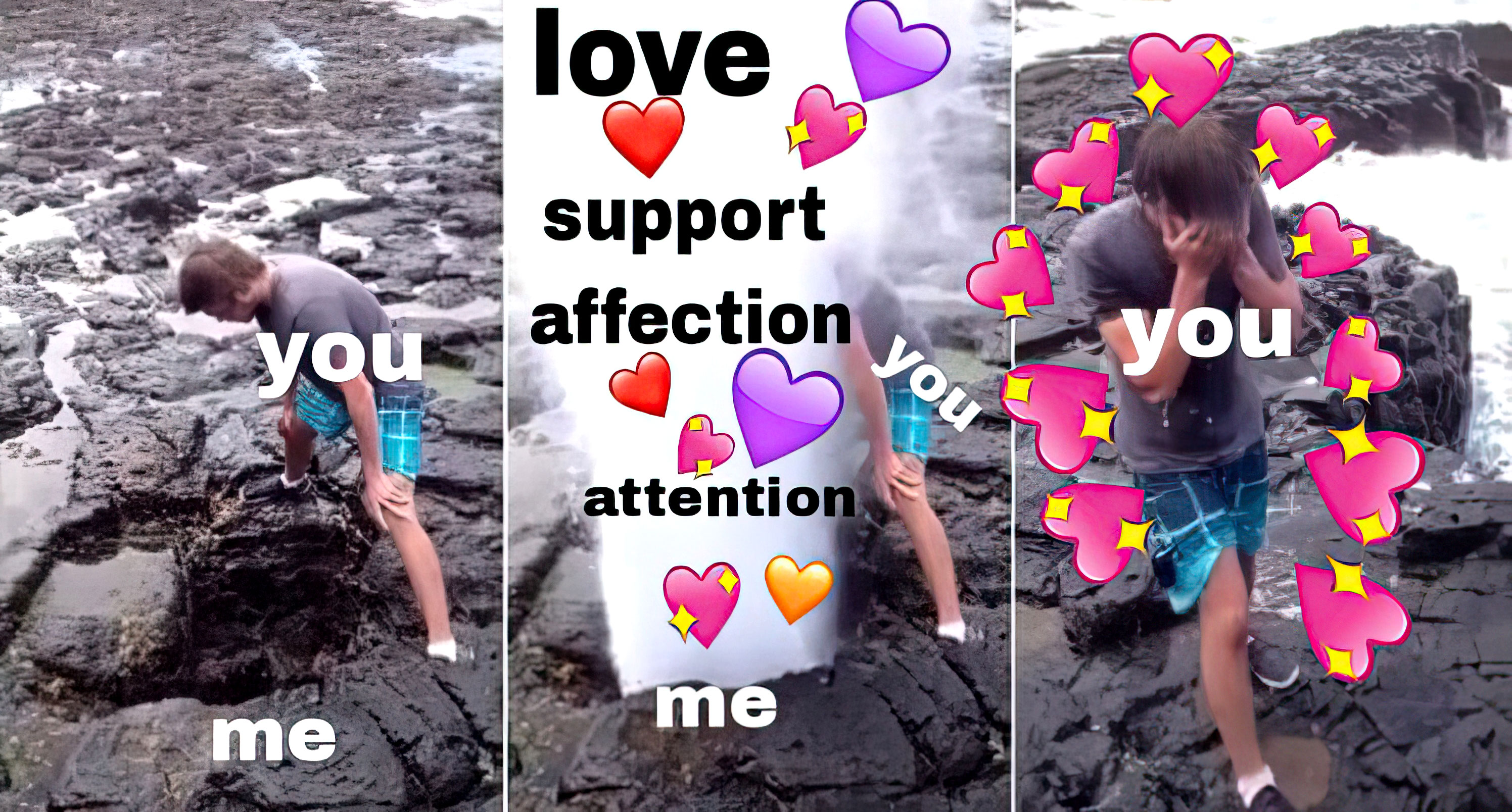 Love support affection attention