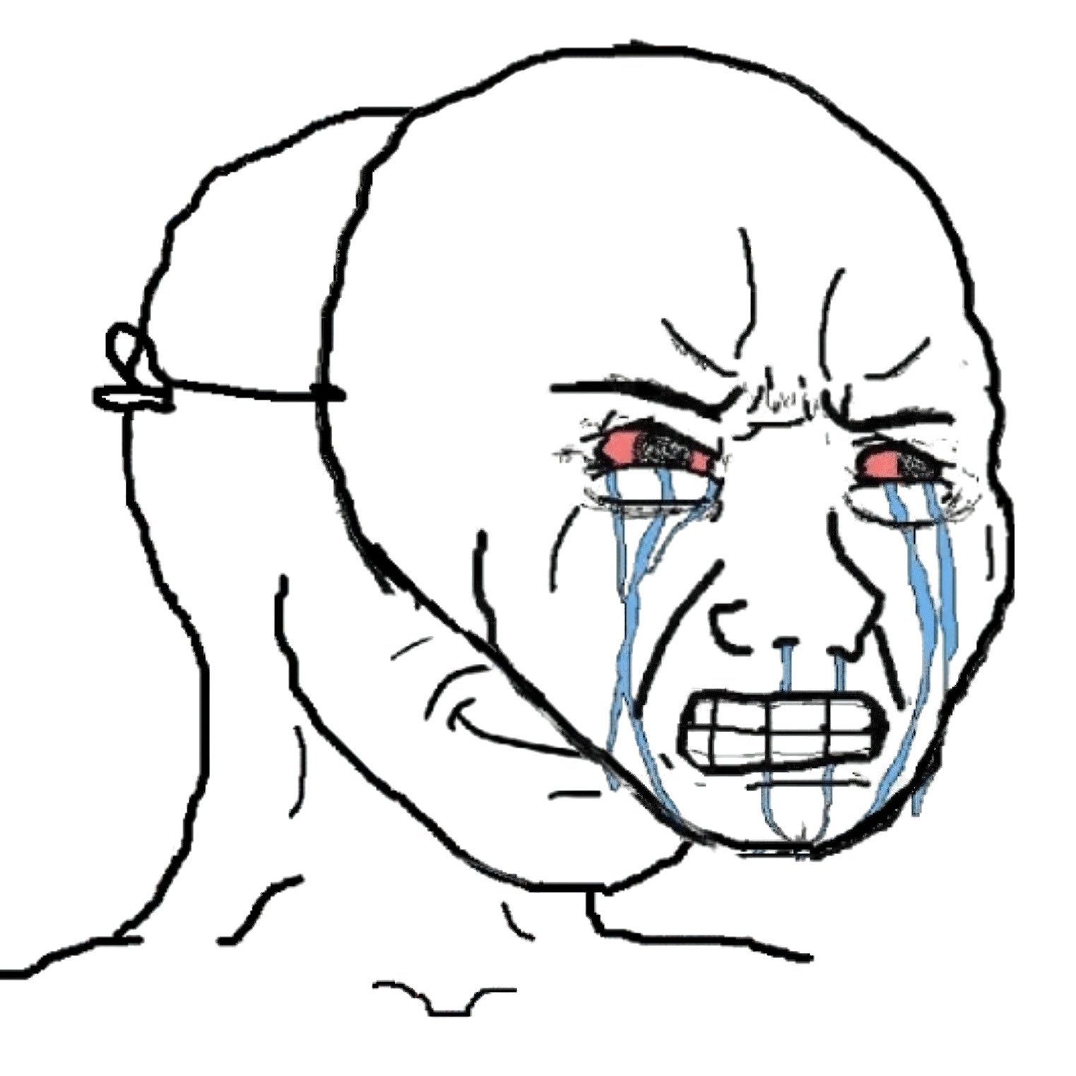Wojak sad mask