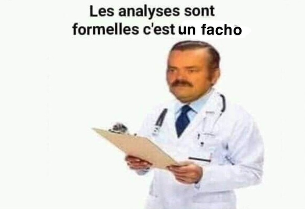 Les analyses sont formelles c'est un facho