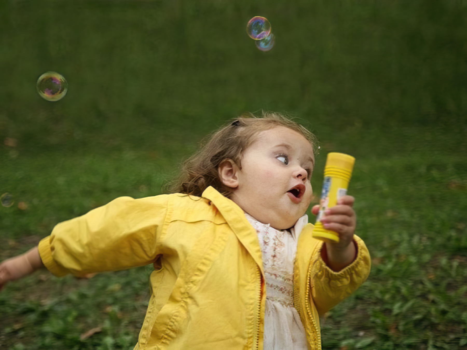 Chubby bubbles girl