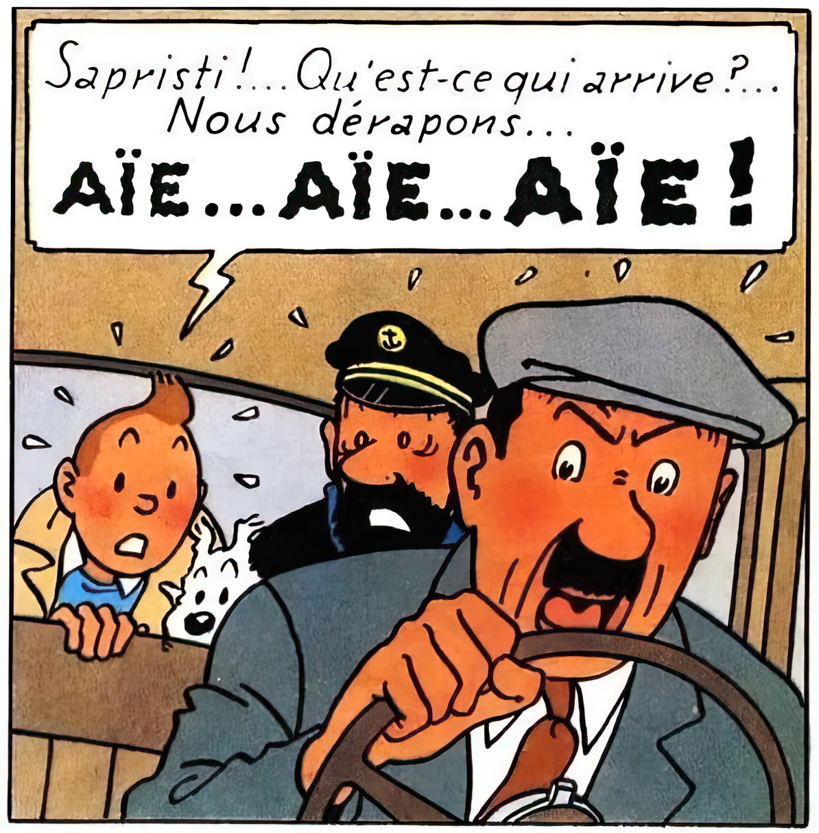 Nous dérapons
