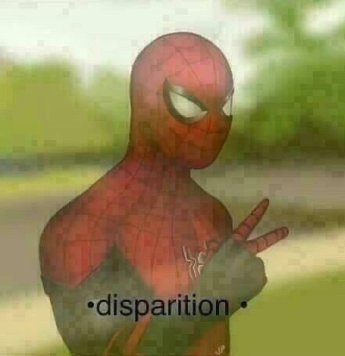 Spiderman disparition