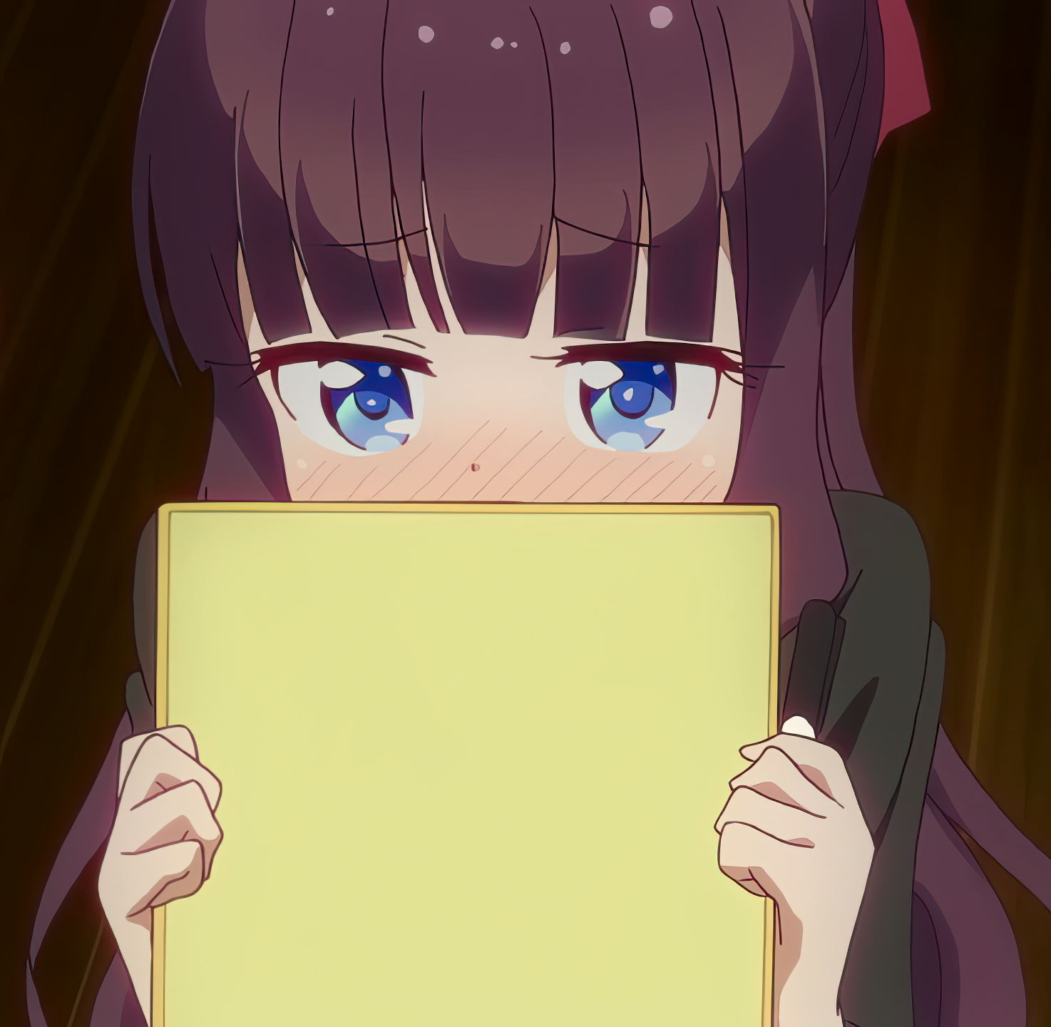 anime girl paper