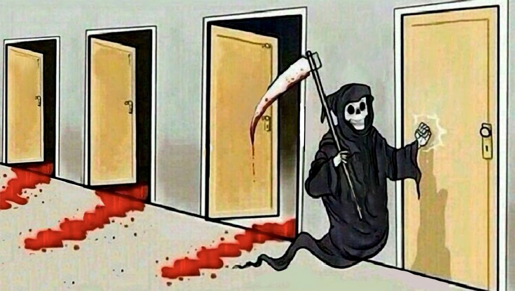 Death knocking