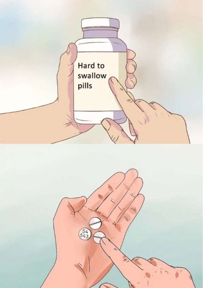 Hard to swallow