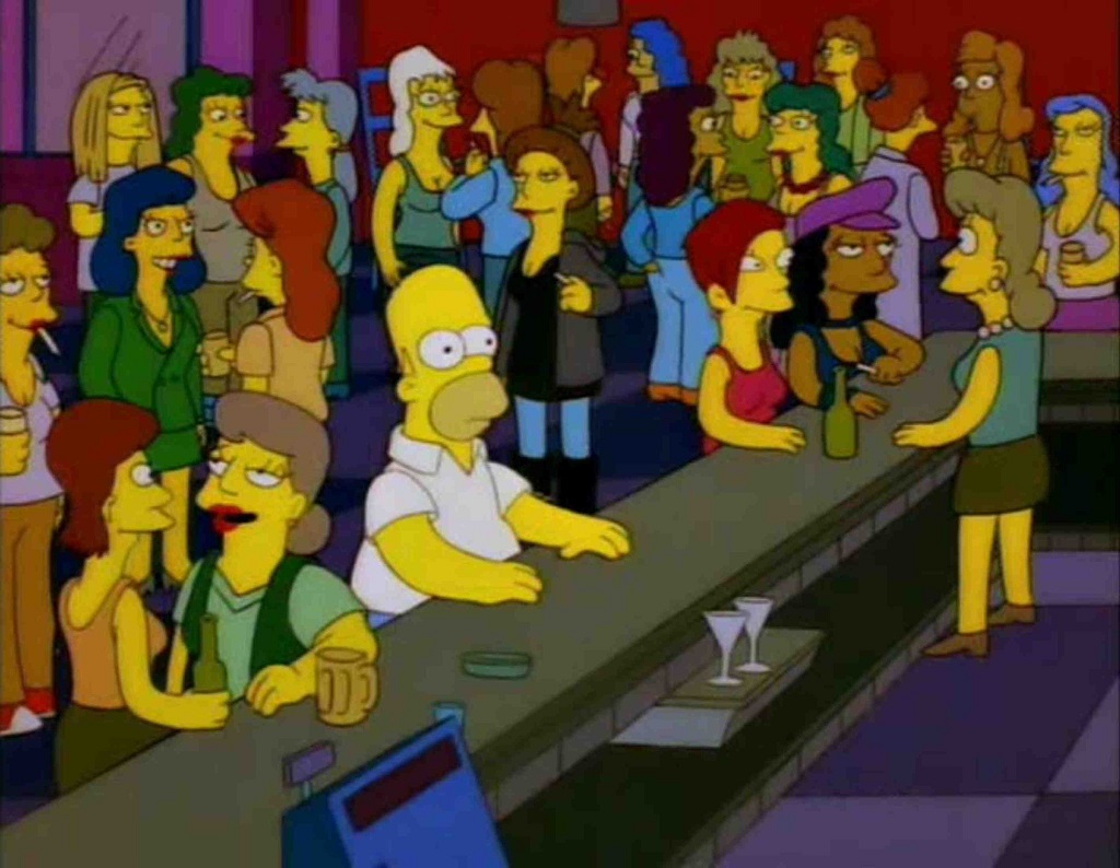 Homer alone