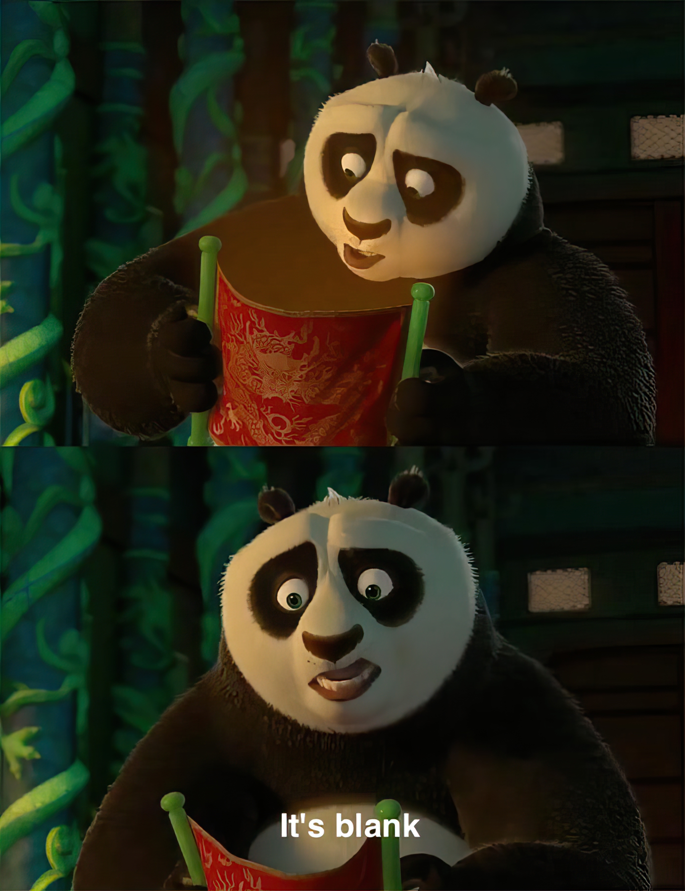 Its blank panda