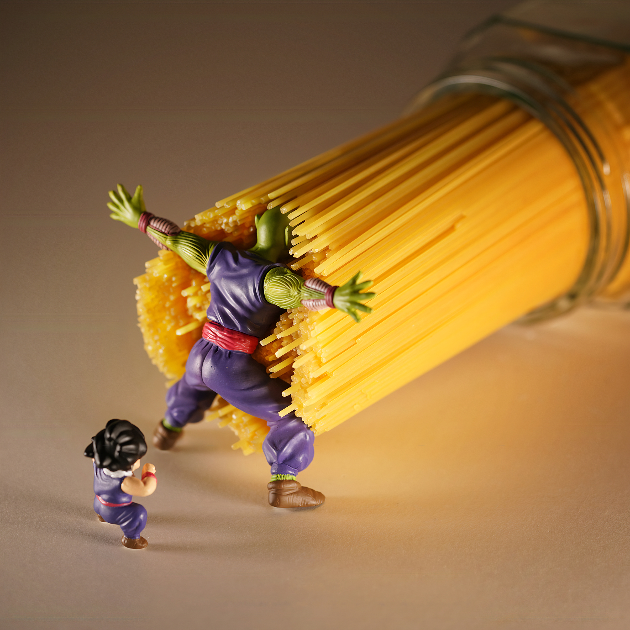 Piccolo vs spaghetti