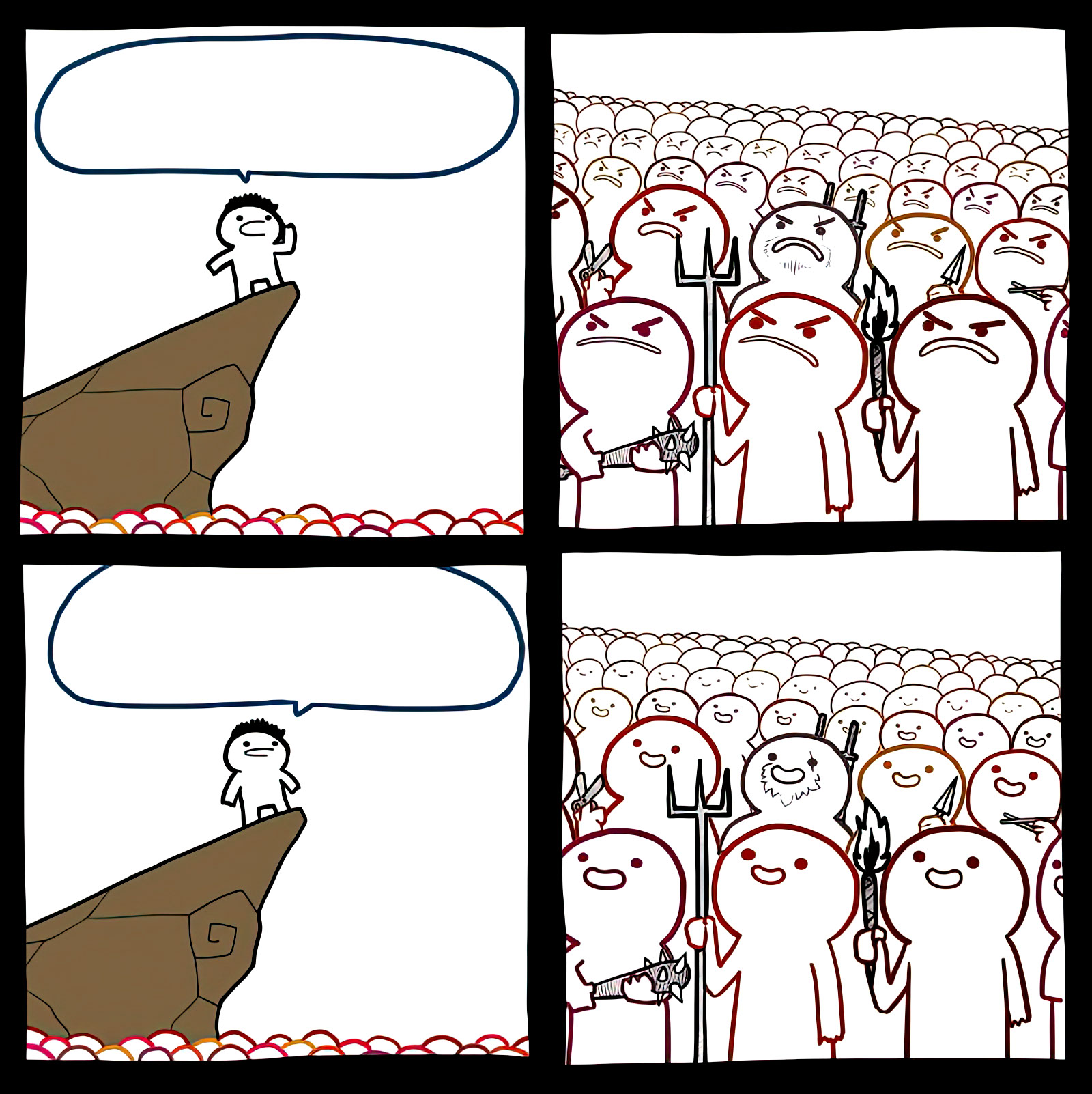 Preaching to the mob