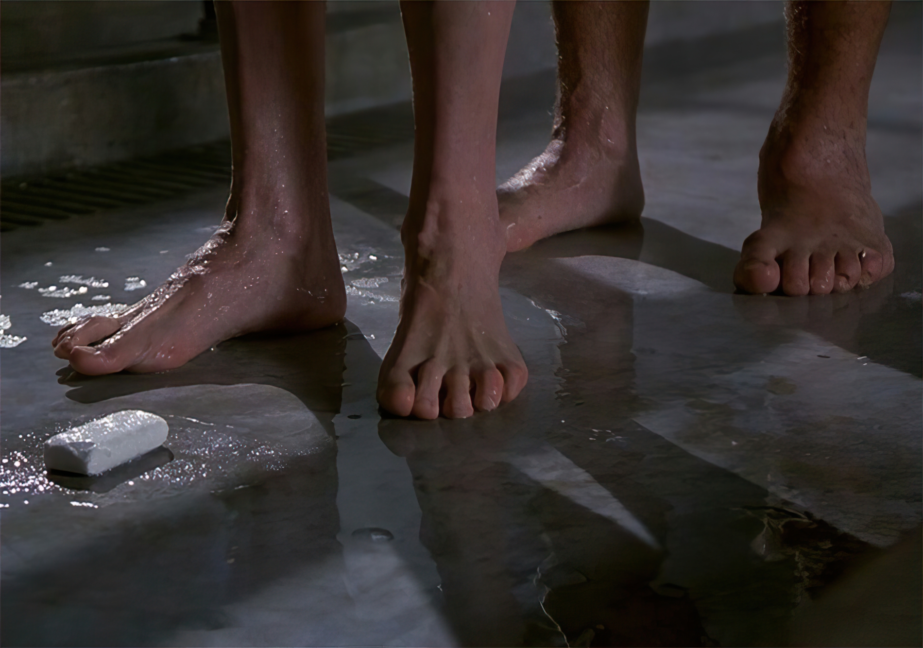 Soap on the floor