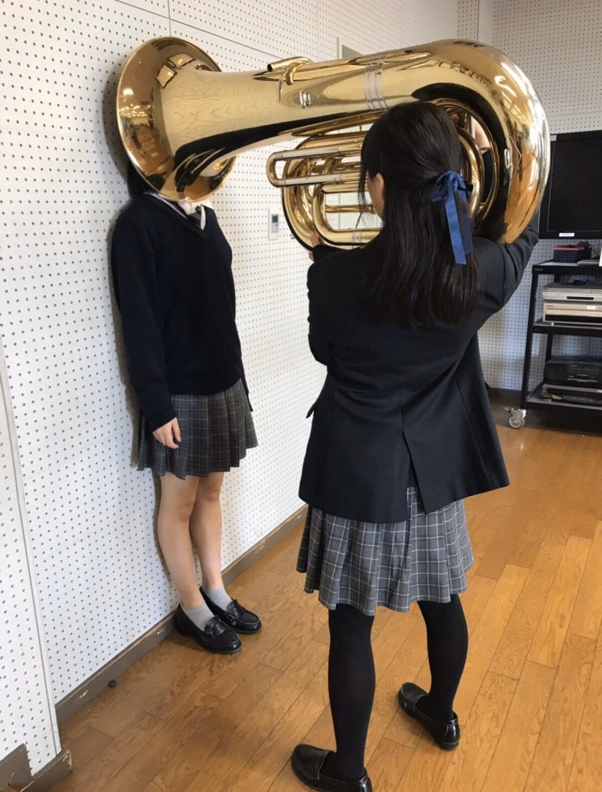 Student assaulting another