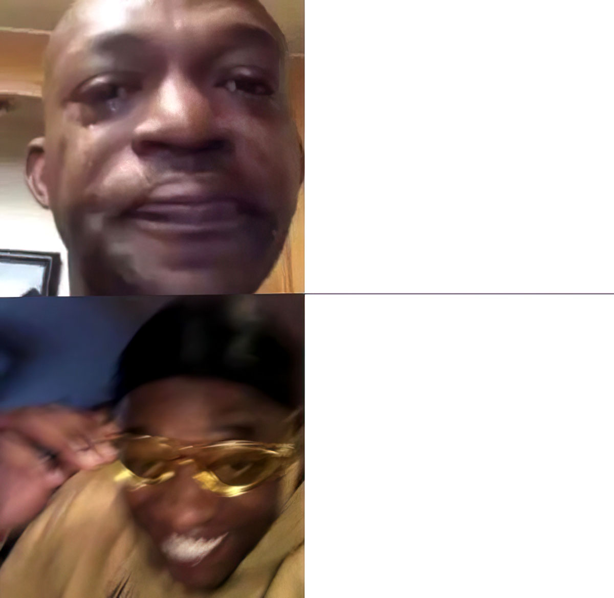 Yellow glasses guy 2 panel