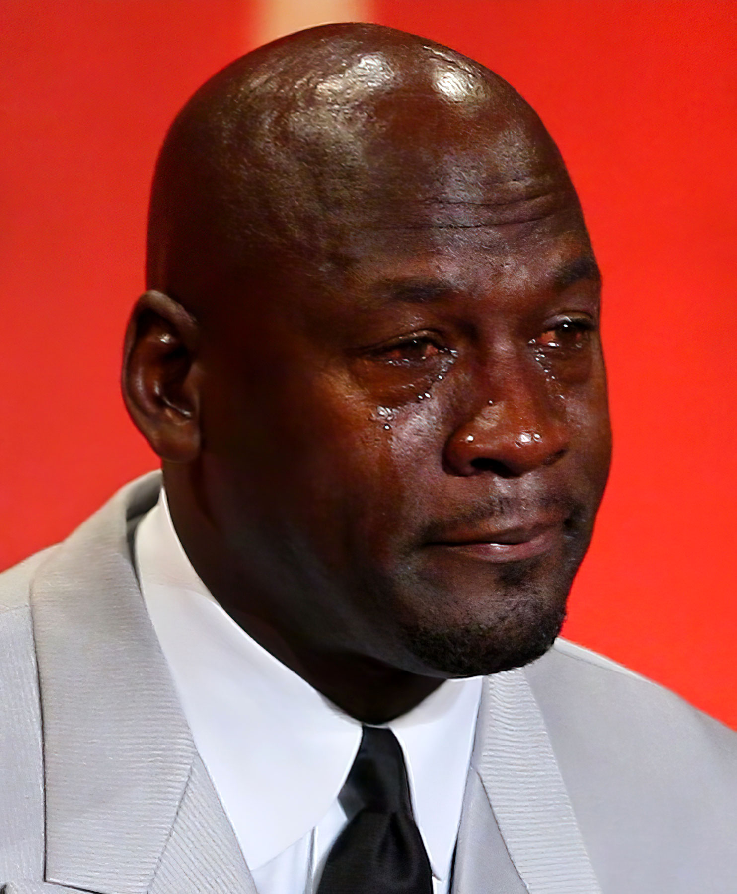 Crying Michael Jordan